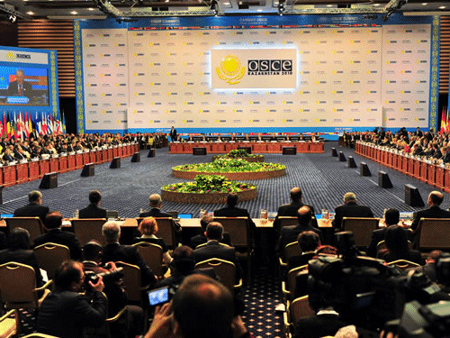 Cumhurbaşkanı Gül'ün AGİT Zirvesi Temasları